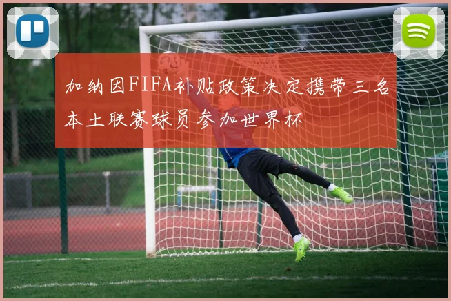加纳因FIFA补贴政策决定携带三名本土联赛球员参加世界杯